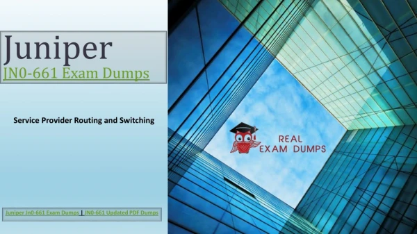 100% Validated Juniper JN0-661 Dumps | Realexamdumps.com