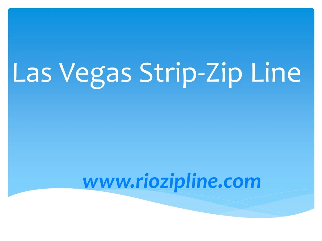 las vegas strip zip line