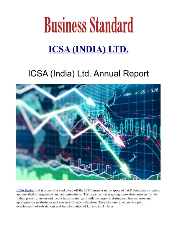 ICSA (India) Ltd.