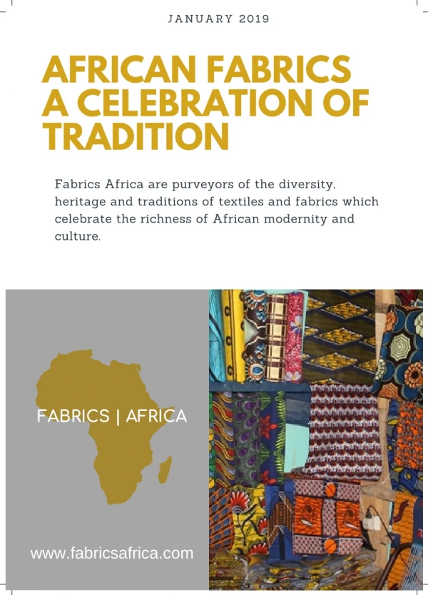 A Celebration of African Fabrics