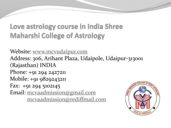 Love Astrology in India Shree Maharshi College of Astrology