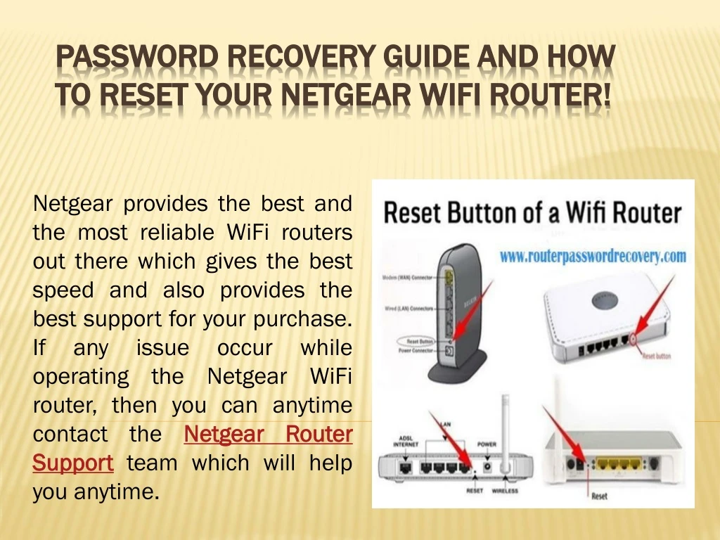 password recovery guide and how to reset your netgear wifi router