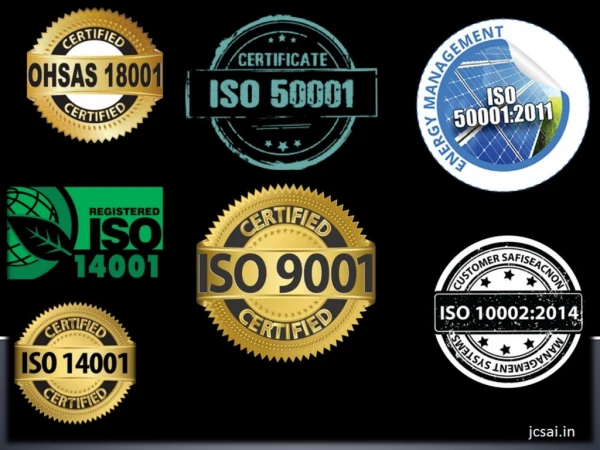 All about ISO certification