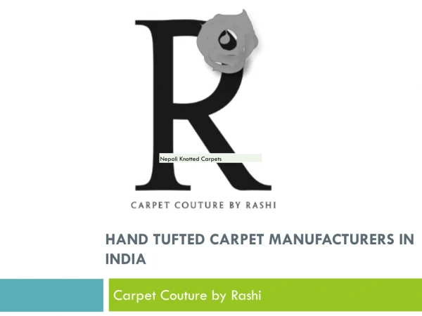 Hand Tufted Carpet Manufacturers in india