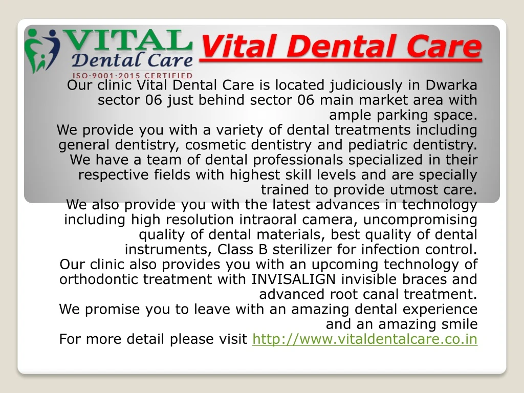 vital dental care