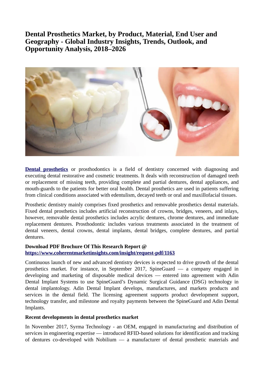 dental prosthetics market by product material