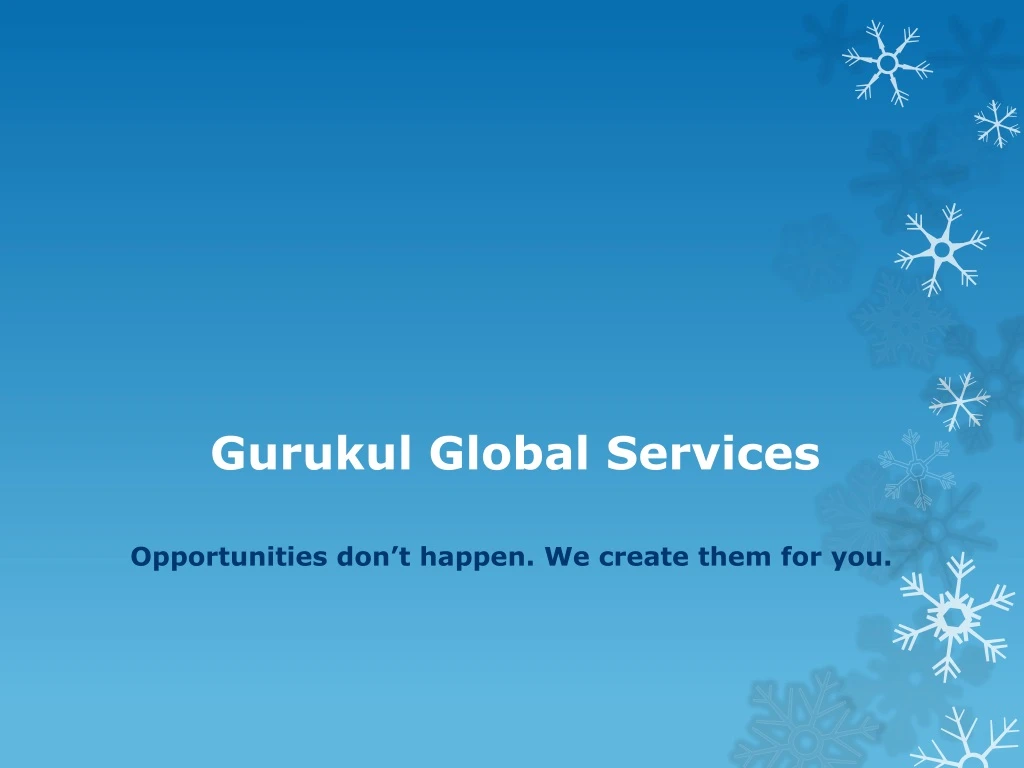 gurukul global services