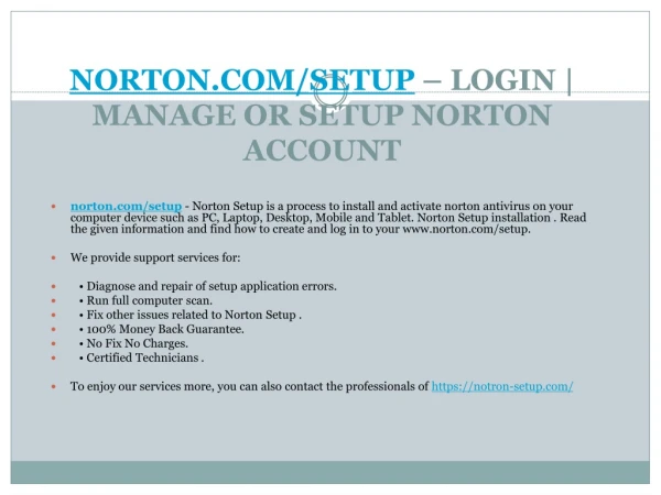 norton com setup login manage or setup norton account