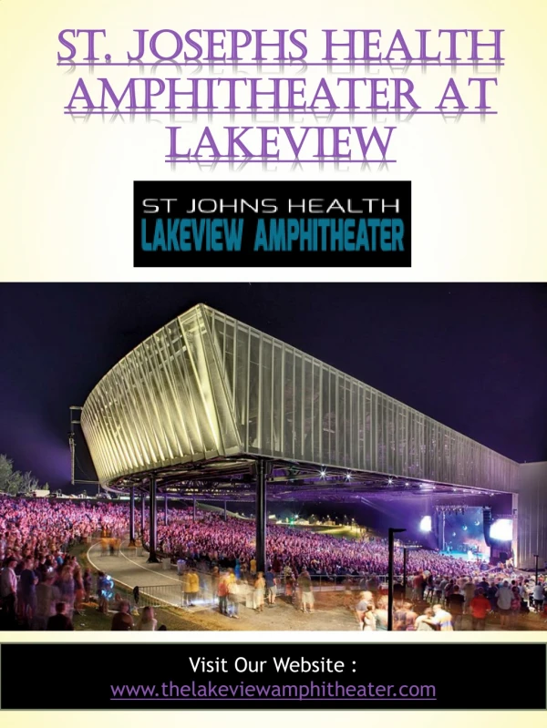 St. Josephs Health Amphitheater At Lakeview