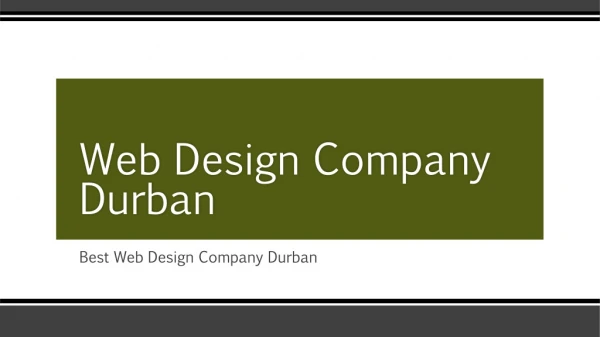Web Design Company Durban - Creativerush