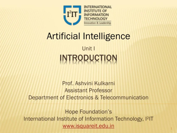 unit i