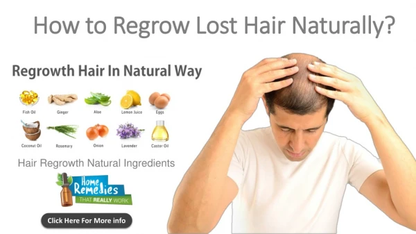 How to Regrow Lost Hair Naturally in 15 minutes a day