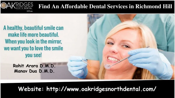 Meet the Best Affordable Dentist in Newmarket