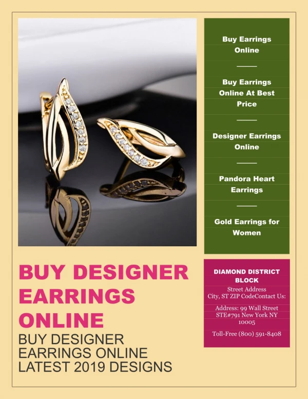 Buy Designer Earrings Online