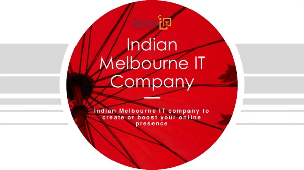 Indian Melbourne IT Company - Blazeit