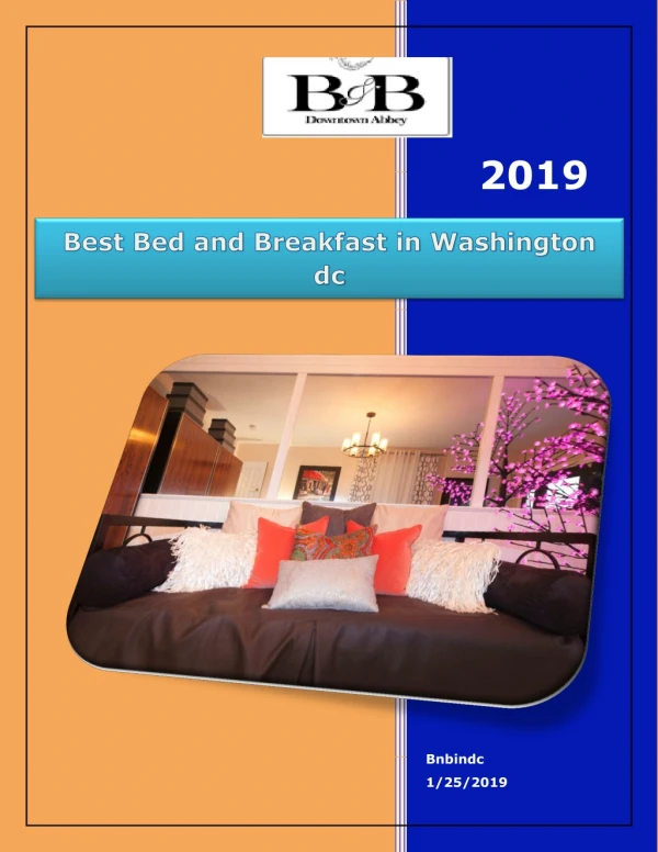 Best Bed and Breakfast in Washington dc