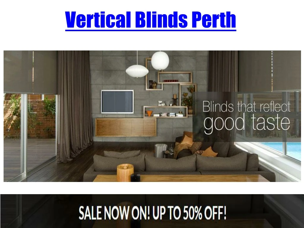 vertical blinds perth