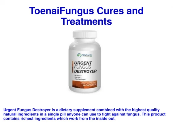 Different Ways to Get Rid of Toenail Fungus