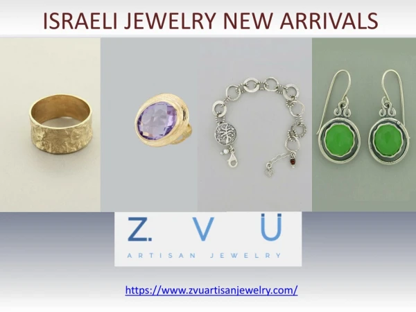 Israeli Jewelry New Arrivals