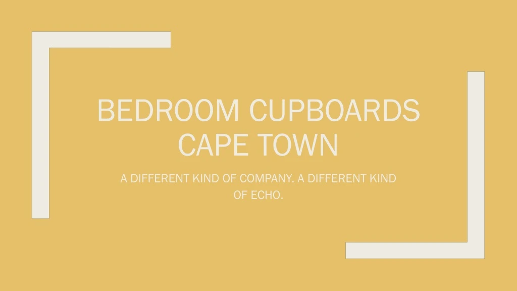 bedroom cupboards cape town