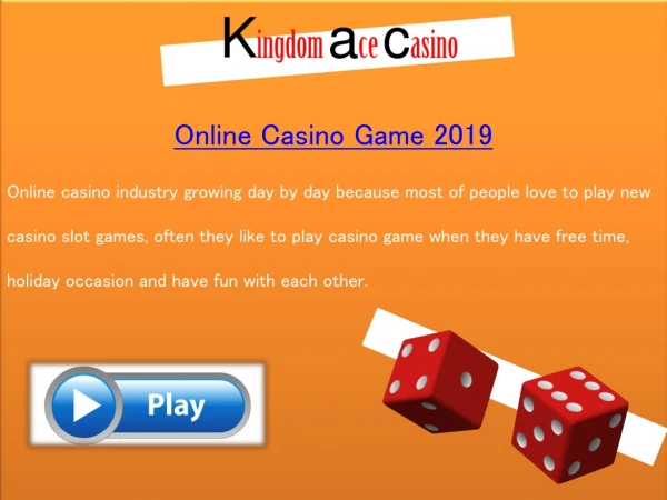 New Casino Games 2019 | New Casinos UK 2019