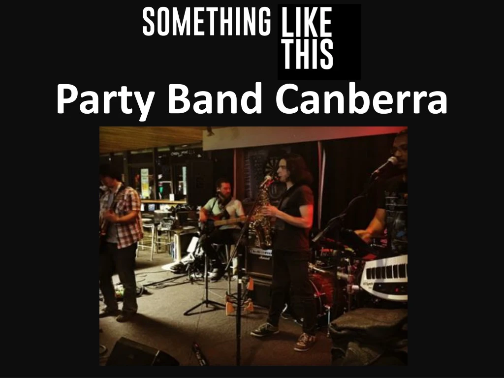 party band canberra