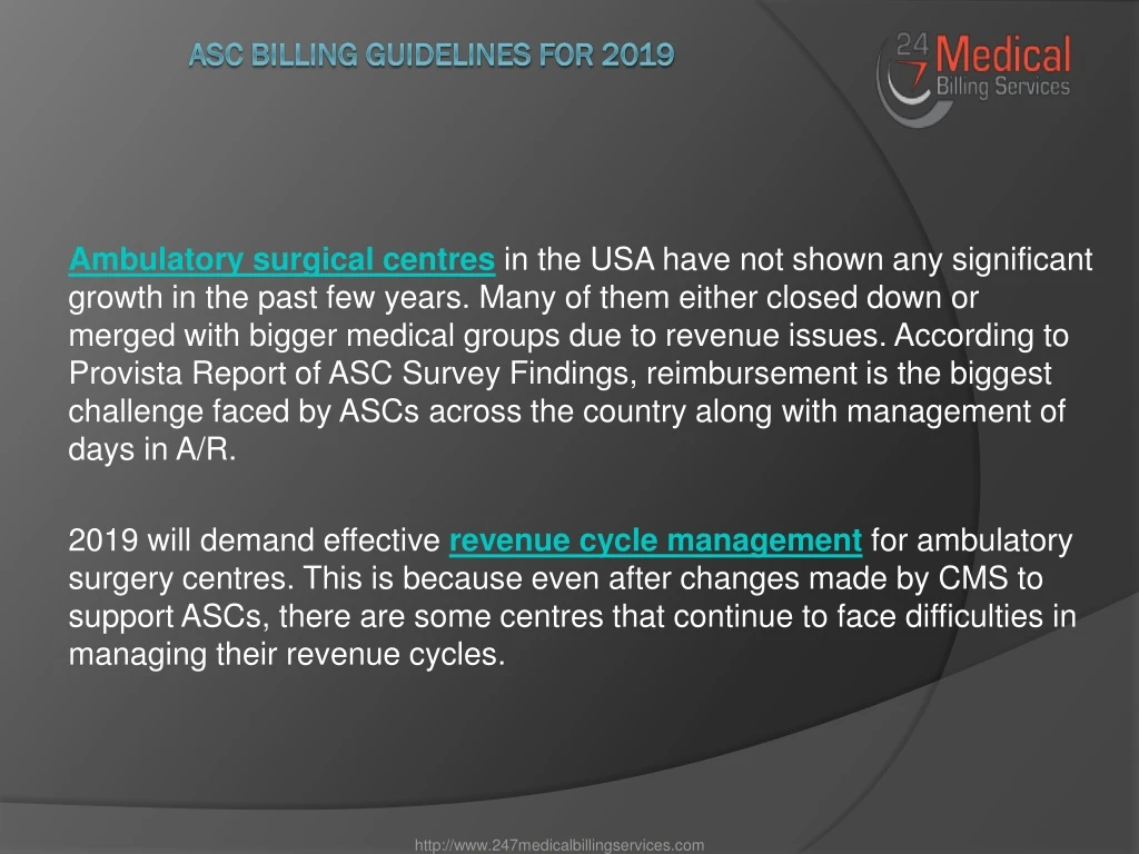 asc billing guidelines for 2019