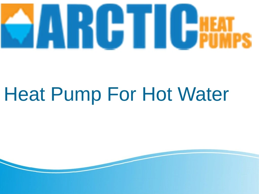 heat pump for hot water
