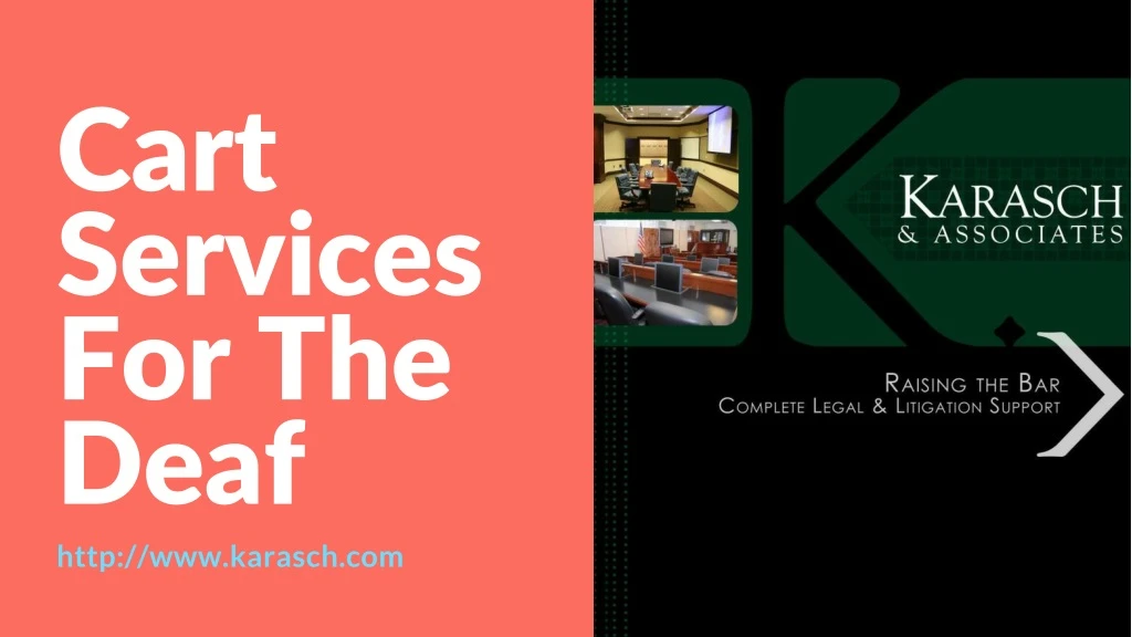 cart services for the deaf http www karasch com