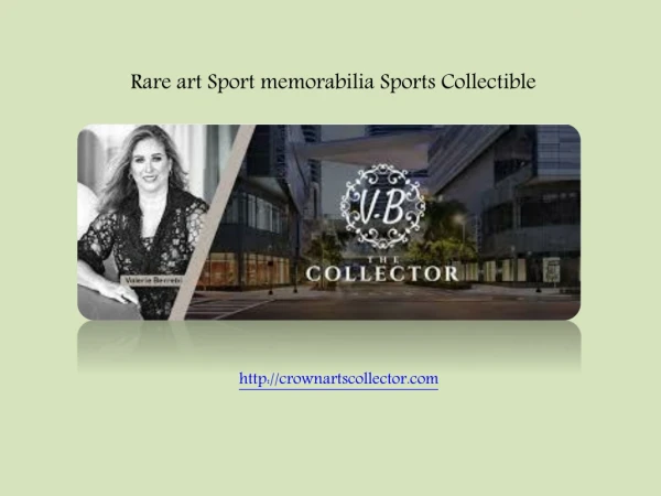 Rare art Sport memorabilia Sports Collectible