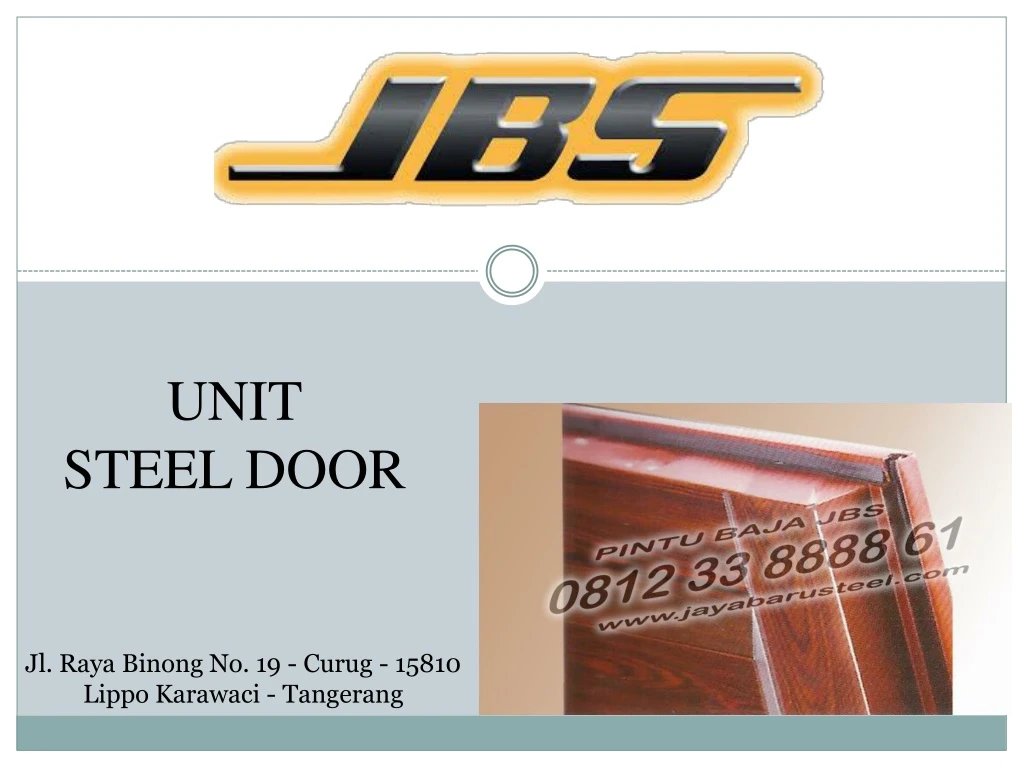 unit steel door