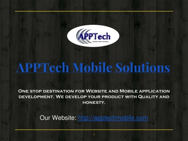 Hire WordPress Developer From APPTech Mobile Solutions