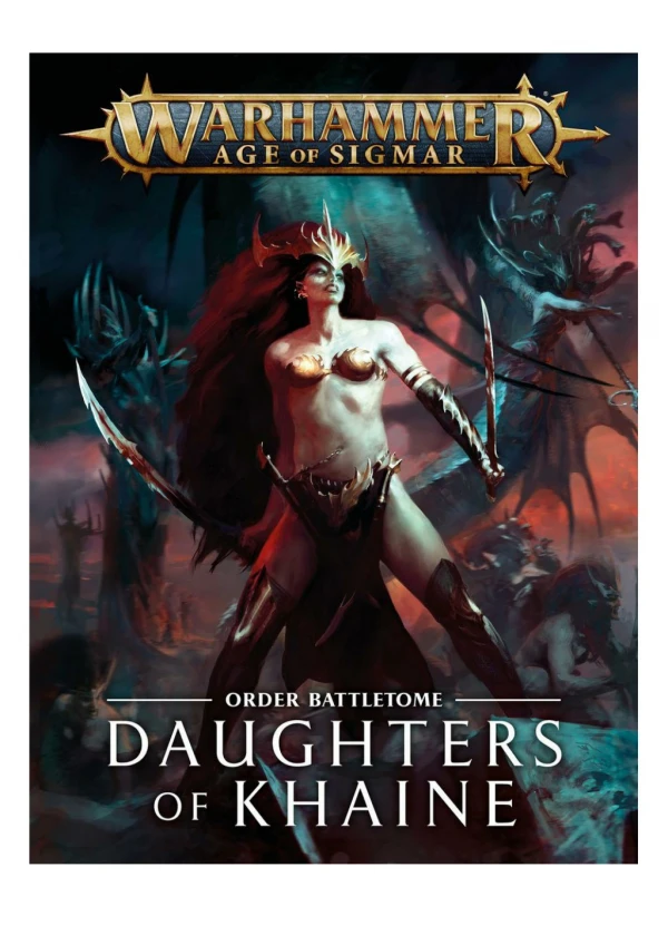 Battletome: Daughters of Khaine by Games Workshop