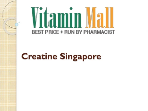 Creatine Singapore