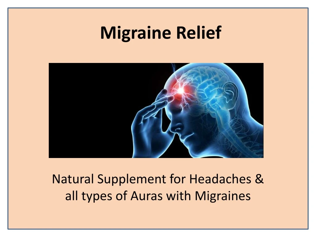 migraine relief