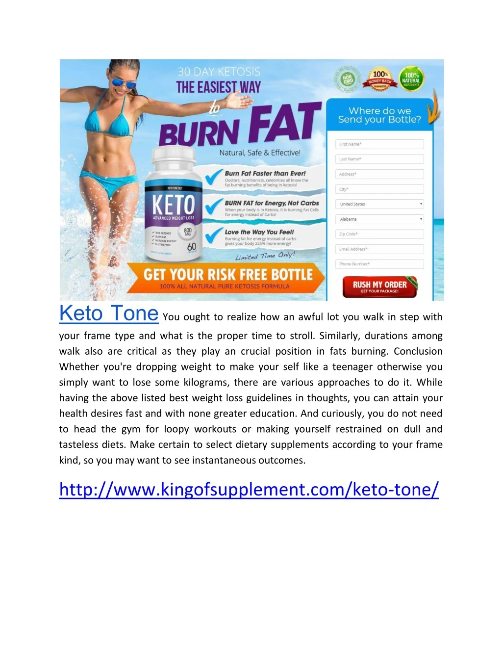 keto tone you ought to realize how an awful