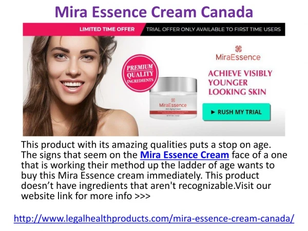 Mira Essence Cream Canada Reviews That Works?