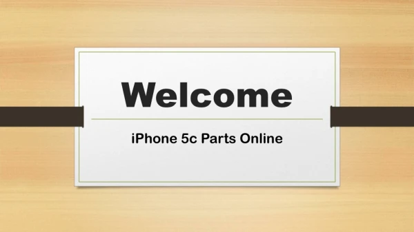 Buy iPhone 5c Parts Online