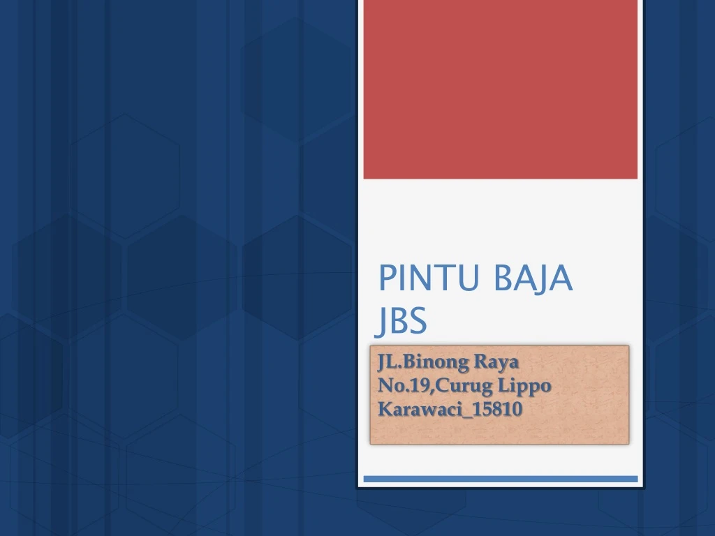 pintu baja jbs jl binong raya no 19 curug lippo