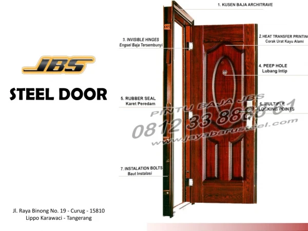 081233888861 (JBS), Steel Door Harga Depok, Distributor Steel Door Depok, Dimensi Steel Door Depok,