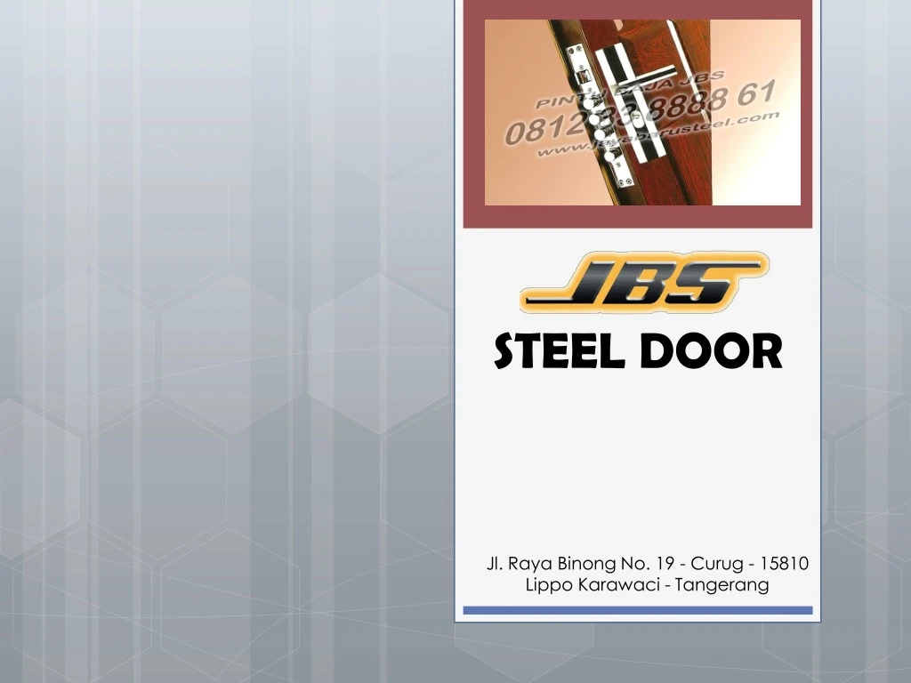 steel door