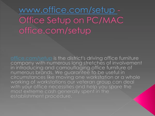 www office com setup office setup on pc mac office com setup