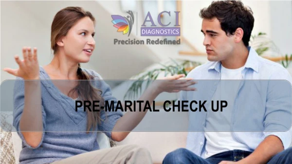 pre-marital check up