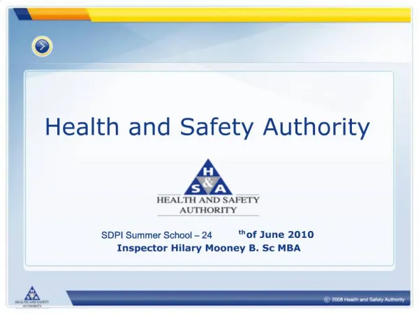 Health and Safety Authority