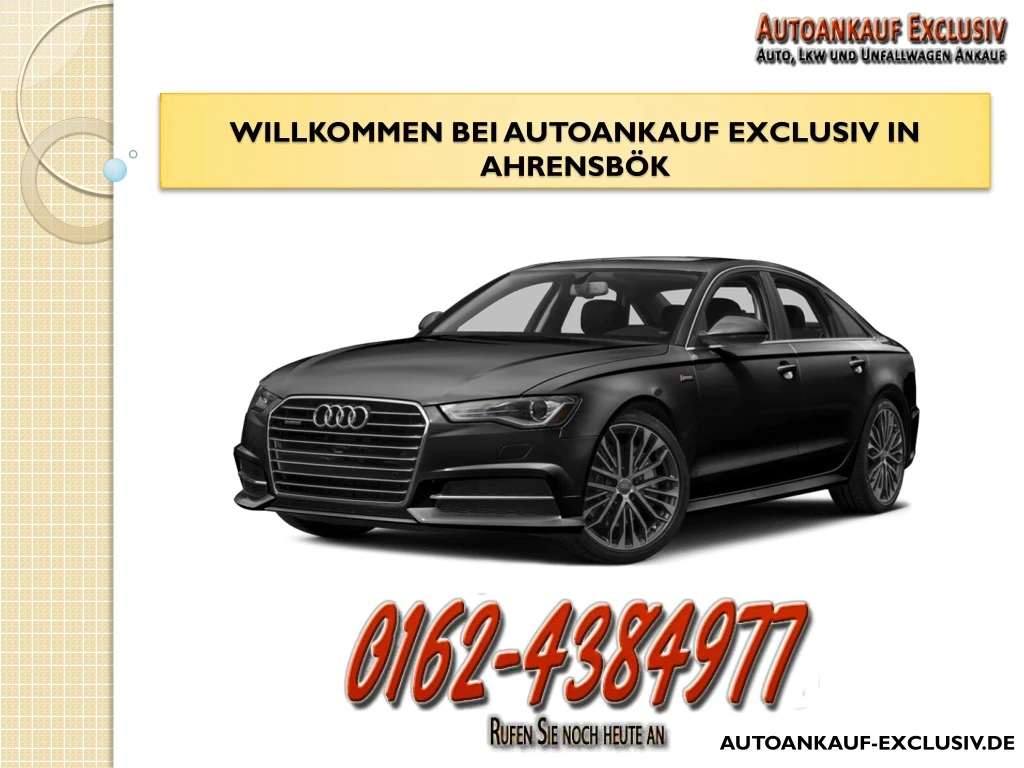 willkommen bei autoankauf exclusiv in ahrensb k