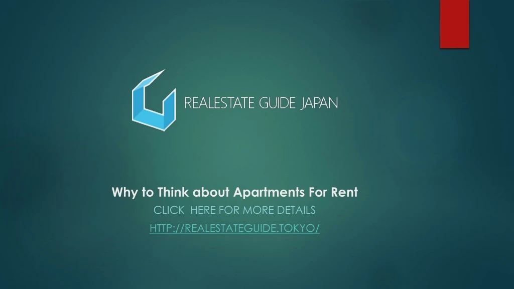 why to think about apartments for rent