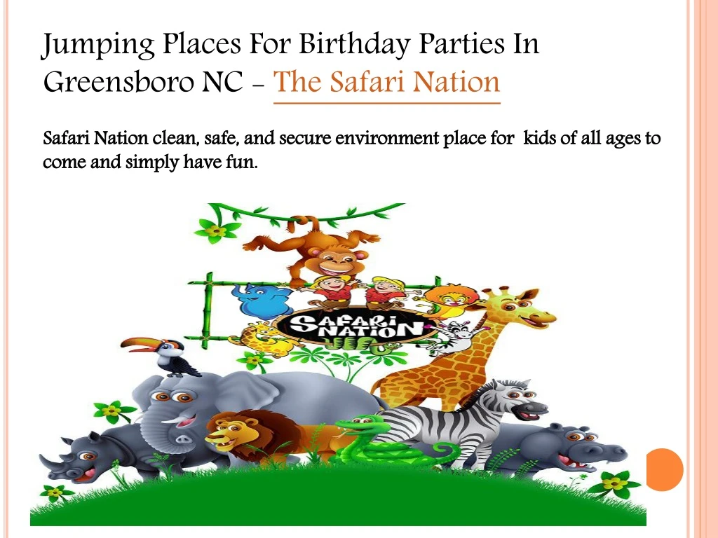 jumping places for birthday parties in greensboro