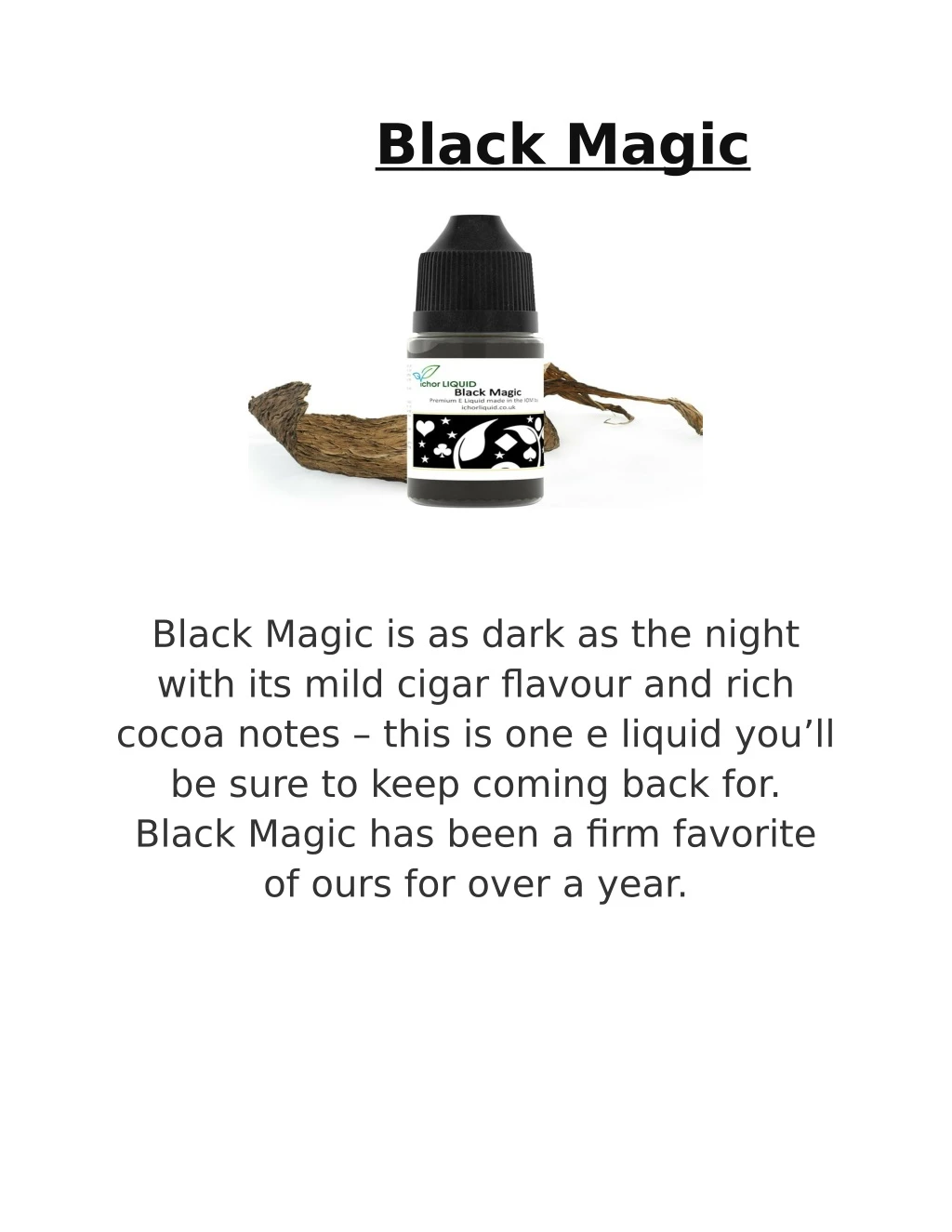 black magic