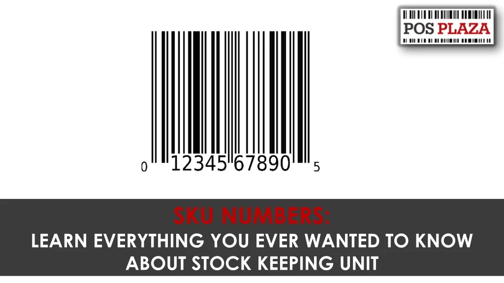 sku numbers