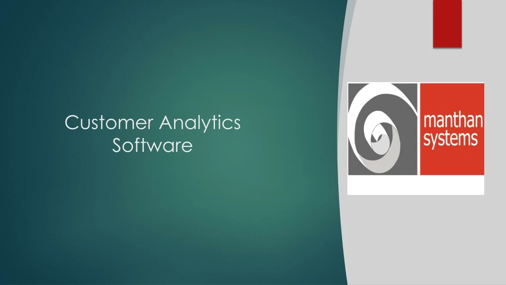 customer analytics software